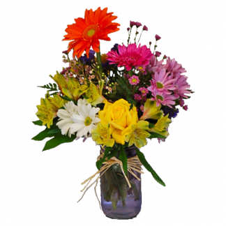 Blooming Jar Flower Delivery- Rebecca's Flowers & Gifts, 918-251-0037